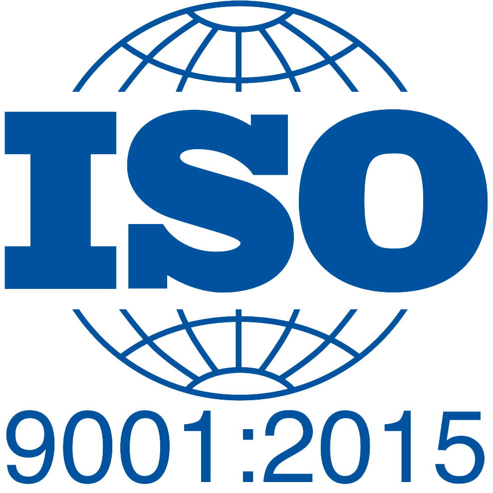 Logo ISO 9001-2015, link al pdf certificato